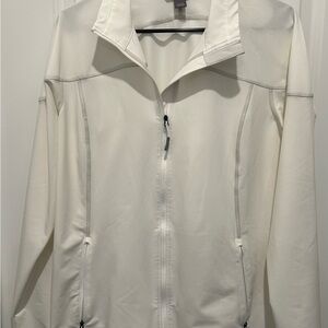 Eddie Bauer Cream Jacket Lightweight Performance